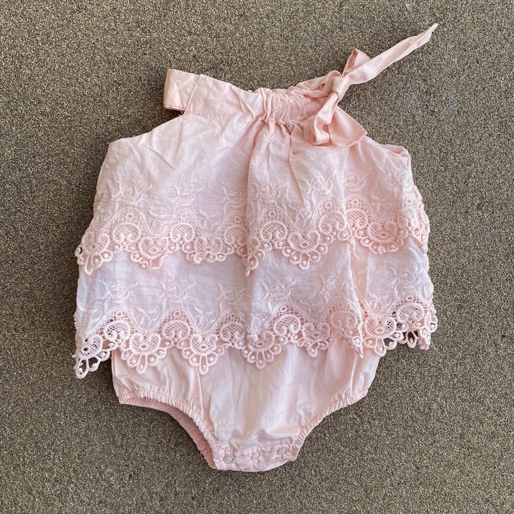 Colorful Childhood Boutique Fancy Bubble One Piece Outfit for Photos, Easter